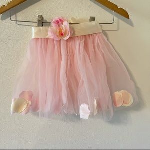 Kiwi Industries Pink Tulle Rose Petal Satin Ribbon Tie Tutu & Organza Bag NWT-OS